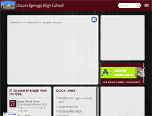 Tablet Screenshot of highschool.siloamschools.com